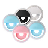 Kit 5 Ring Light Celular Clipe Anel Led Flash Luz Selfie 
