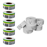 Kit 5 Rolos Bobinas Senhas Numerada 2000 Números 3 Dígitos