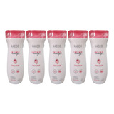 Kit 5 Sabonete Líquido Íntimo Feminino Morango 210ml Racco