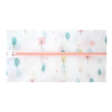 Kit 5 Sacos Para Lavar Roupas Delicadas Com Zíper 40x49 Cm