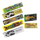 Kit 5 Sedas Bem Bolado Lion Sadhu + 2 Piteiras Papel Bolar