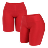 Kit 5 Short Academia Feminino Ciclista