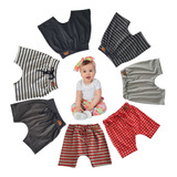 Kit 5 Shorts Bermuda Saruel Infantil Menina Malha Sortidas