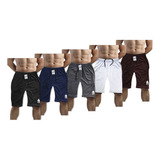 Kit 5 Shorts Masculino Academia Corrida Treino Esportes