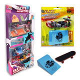 Kit 5 Skate De Dedo Mini Lixa Fingerboard Truck Brinquedo