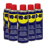 Kit 5 Spray Lubrificante Wd-40 Produto Desengripante 300 Ml
