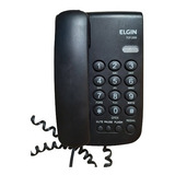 Kit 5 Telefones Fixos Elgin Tcf 2000 Preto