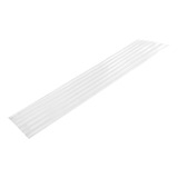 Kit 5 Telhas De Policarbonato Transparente 6,0 X 0,83m