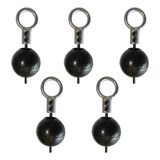 Kit 5 Terminal Argola E 5 Bolinha Para Cabo De Aço Academia