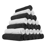 Kit 5 Toalhas De Rosto Grande Para Salão 45x75 100% Algodão