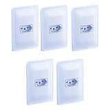 Kit 5 Tomada Padrao Pial Zefiia Legrand 4x2 Completa 20a