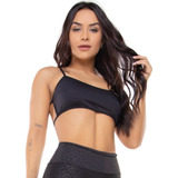 Kit 5 Top Faixa Cropped Fitness