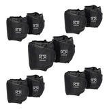 Kit 5 Tornozeleira Caneleira De Peso 1kg Ao 5kg Treino Fit
