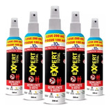 Kit 5 Und Repelente De Insetos Spray Expert Total 10h 200ml