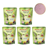 Kit 5 Uni Néctar Para Beija Flor Refil 400g- Reino Das Aves