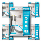 Kit 5 Unidades Cabo Hdmi 2m