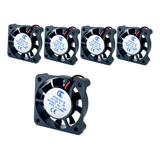 Kit 5 Ventoinhas Cooler 40x40x10mm 12v 0.10a Microventilador