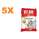 Kit 5 Vit Ade Vitamínico 1kg Calbos - Misturar Sal/ração Bov