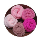 Kit 5 Wraps Em Tricô Bebê Props Newborn Foto Ensaio