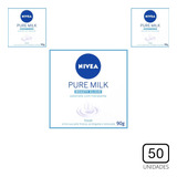Kit 50 | Sabonete Barra Nivea Pure Milk Beauty Elixir
