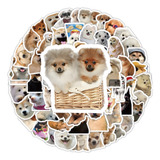Kit 50 Adesivos Cachorrinho Cachorro Dog Fofinhos Memes
