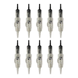 Kit 50 Agulhas Facil Click Dermografo Easy Micropigmentação