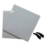 Kit 50 Azulejo Branco Para Sublimação 20x20 + Suporte