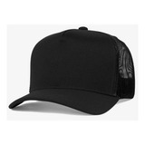 Kit 50 Boné Trucker Preto Liso Tela Estilo Justin Bieber 