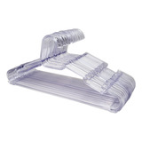 Kit 50 Cabides Acrilico Transparente Adulto Frete Grátis 