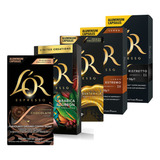 Kit 50 Cápsulas De Café L'or Alumínio Nespresso Sabores Lor