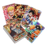 Kit 50 Cartas One Piece Luffy Cartões De Poder Coleção