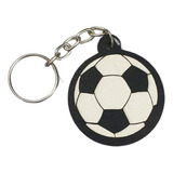 Kit 50 Chaveirinhos Bola De Futebol Lembrancinha Uv Mdf