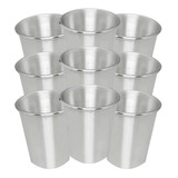 Kit 50 Copo Alumínio 250ml Leite Café Cerveja Chop Bar Festa