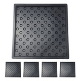 Kit 50 Formas Piso Tátil Bolinhas Lajota 45x45x2,5cm Fp085