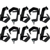 Kit 50 Gancho Clamp Preta'2 Polegada Iluminação 100kg Q25/30