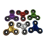 Kit 50 Hand Spinner Metalizado Anti Stress, Doação + Brinde