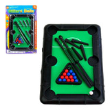Kit 50 Mini Sinuca Infantil 18x13cm 24 Peças Atacado