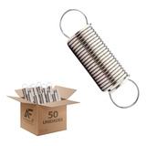 Kit 50 Molas Repuxo Para Esticar Fio Cerca Elétrica Zincada