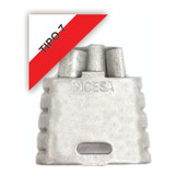 Kit 50 Peças Conector Ramal Cunha Tipo 7 Vermelho Branco