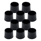 Kit 50 Ponteira Protetora Pé P/ Cadeira 1 Pol 25mm 2,5cm Pvc