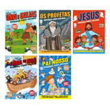 Kit 50 Revistas Infantil Colorir E Atividades Bíblica