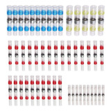 Kit 50 Soldas Tubo Termoretratil A Prova D´agua Anel Estanho