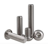 Kit 50 X Parafuso Allen M3 X 16 Inox- Cabeça Abaulada