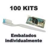 Kit 500 Escova De Dente Descartável E Creme Dental 4gr Hote
