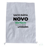 Kit 500 Sacos Ráfia Novo 50x70 Reciclagem/ração 40kg*