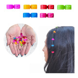 Kit 500 Tererês Coloridos Cabelo Trança Penteado Atacado
