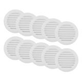 Kit 52 Grade De Ventilação Redonda 100mm | Grelha Com Tela