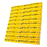 Kit 520 Pçs Identificador De Cabos - Anilhas Letras A Ao Z