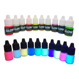 Kit 5ml Tinta Corion Glow Fosforescente