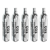 Kit 5un Cápsula Ampola Arma Pressão Airsoft Gás Co2 Premium